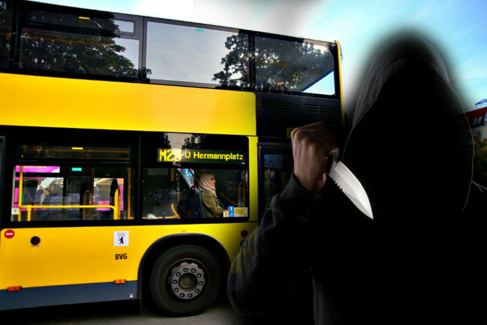 Ein 21-jähriger Mann hat die Fahrgäste in einem Berliner Bus mit einem Messer angegriffen. (Symbolfoto)