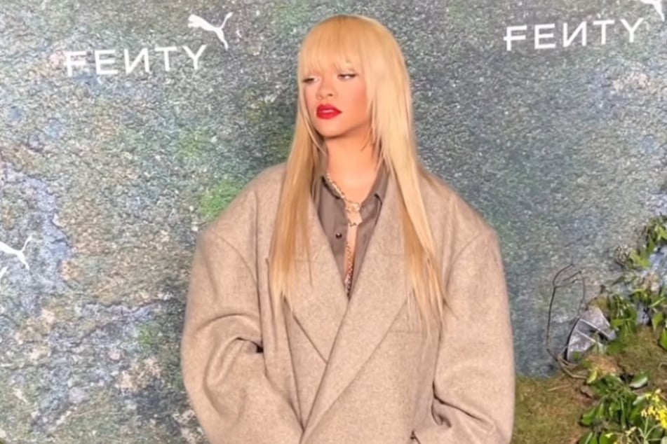 Rihanna went bolder and blonder in honor of her newest Fenty x Puma collection at an event in London.