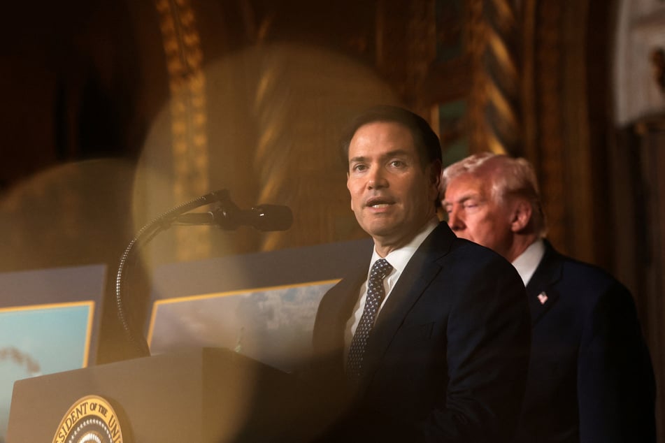 US Secretary of State Marco Rubio speaks, after President Donald Trump announced the Navy's "Golden Fleet," at Mar-a-lago in Palm Beach, Florida, on December 22, 2025.