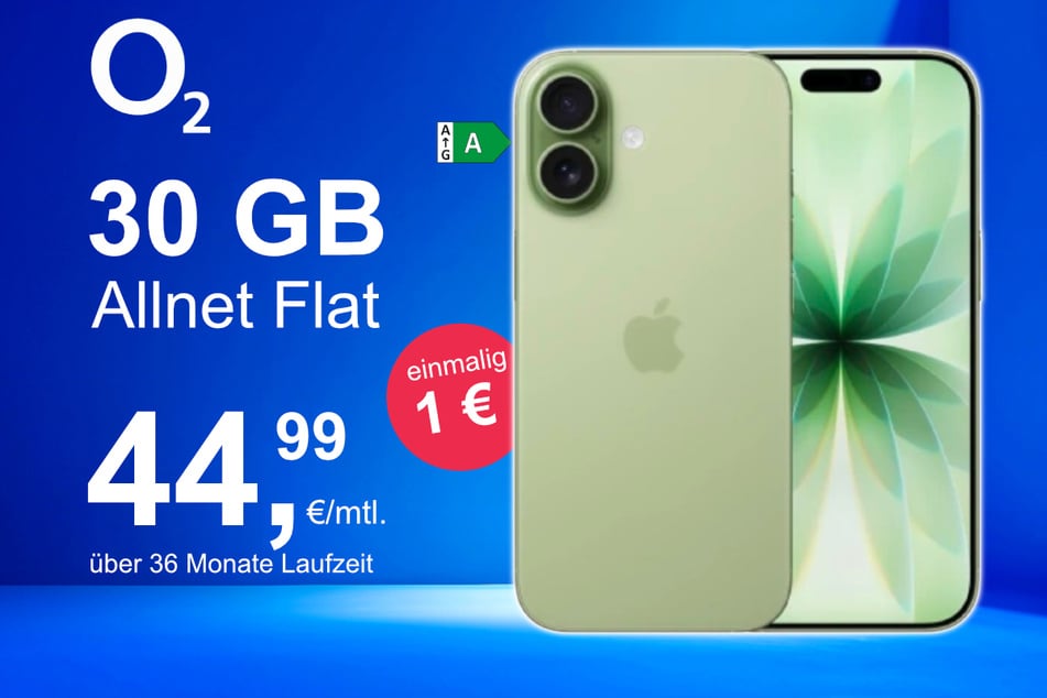 Das neue iPhone 17 inkl. 30 GB Datenvolumen für nur 1 Euro exklusiv bei o2.