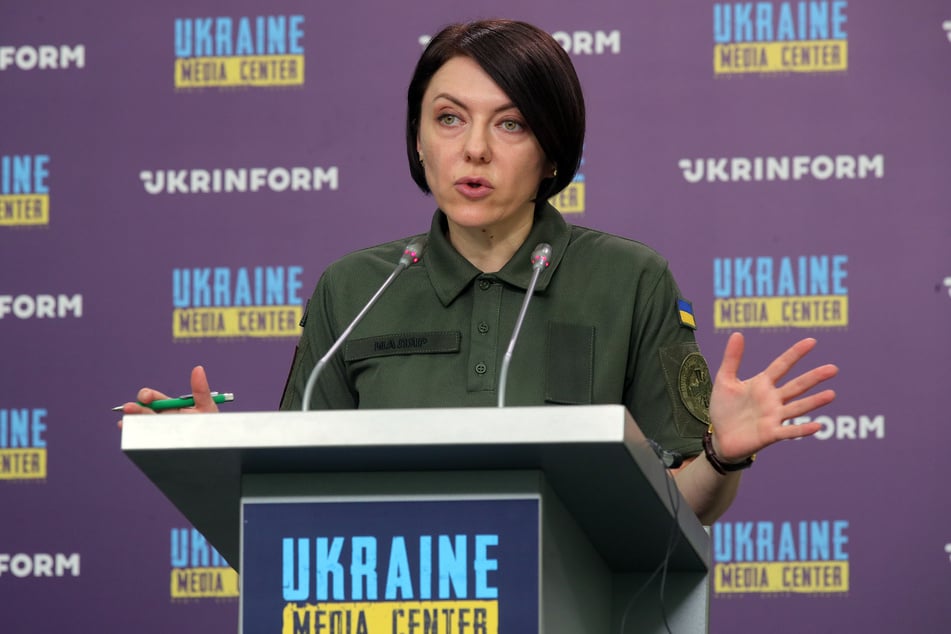 Die stellvertretende Verteidigungsministerin der Ukraine Hanna Maljar (44) hält die russischen Verluste für zehnmal höher als die Eigenen