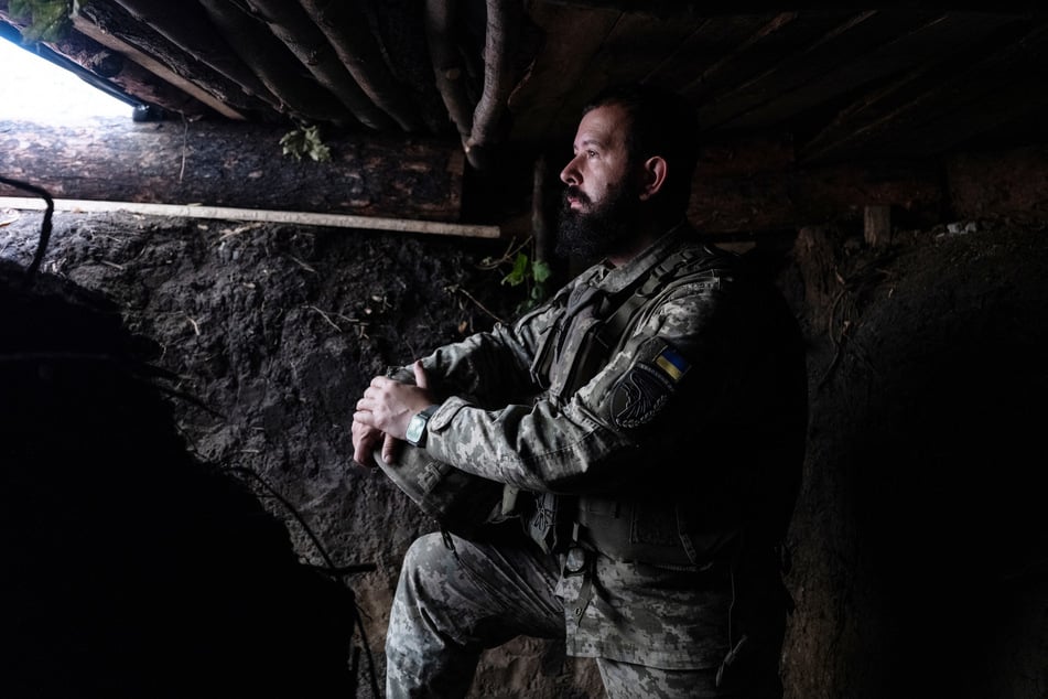 Ein ukrainischer Soldat im Fronteinsatz nahe Kostjantyniwka.
