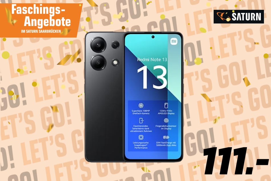 Xiaomi Redmi Note 13 für 111 Euro.