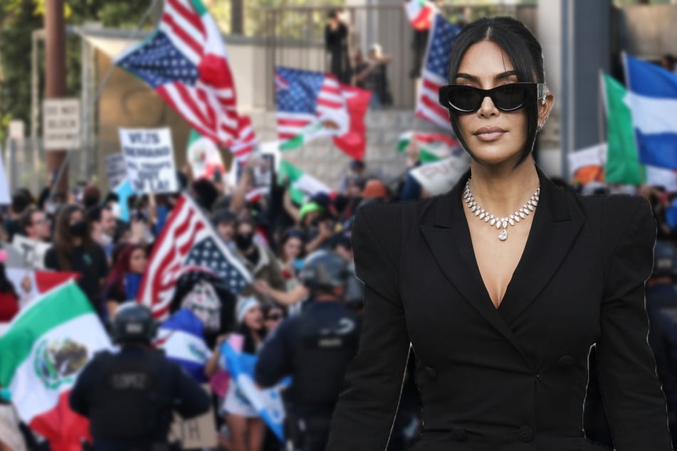 Pendant les manifestations à Los Angeles : Kim Kardashian critique la politique migratoire de Trump