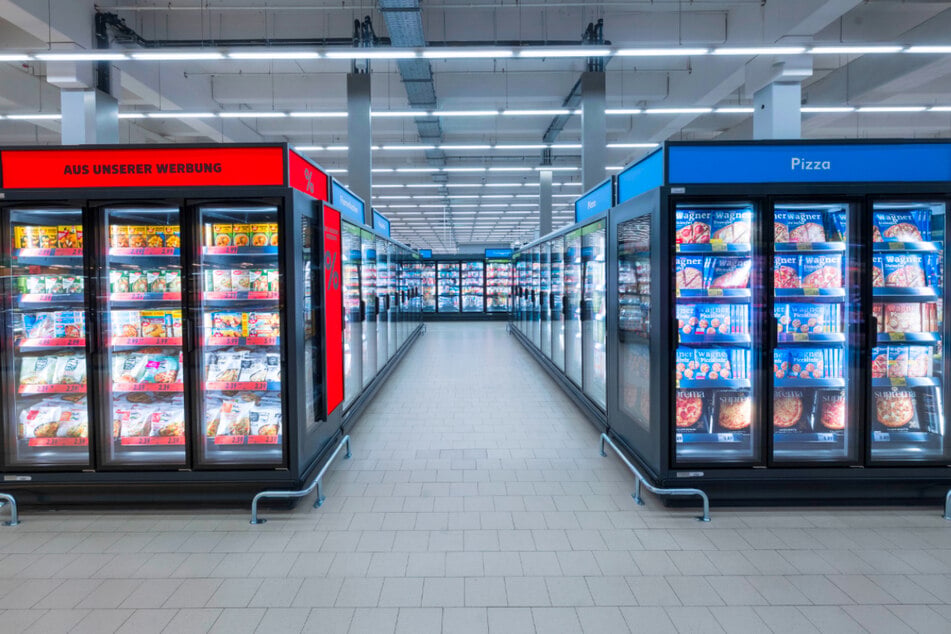 Richtig cool: Bei Kaufland heizen die Kühlschränke den Markt.