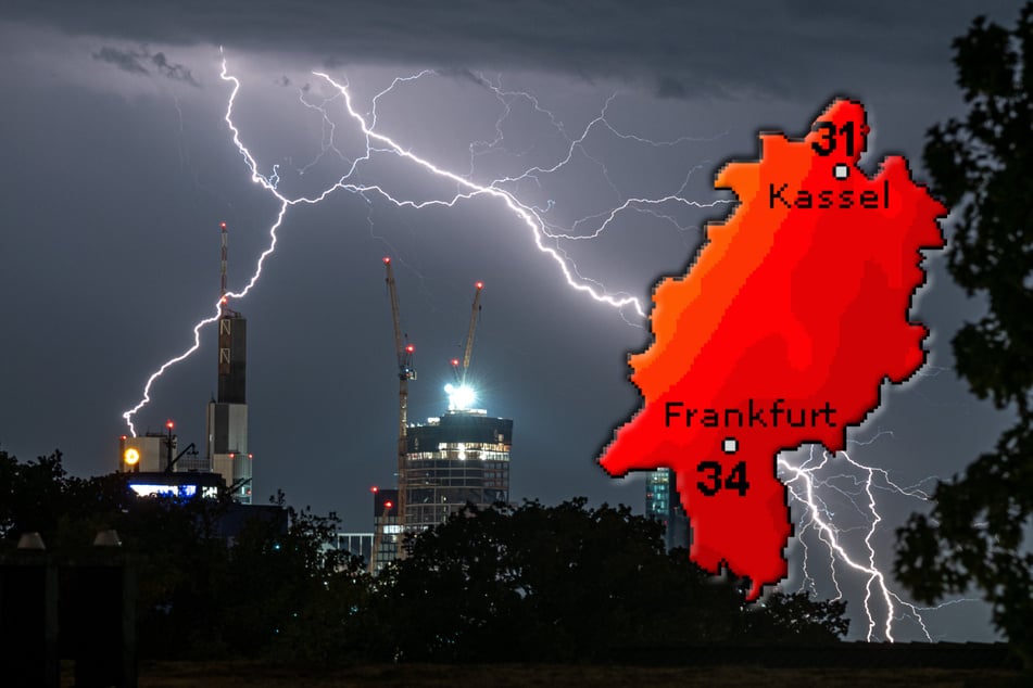 Wochenend-Wetter in Hessen: Heftige Gewitter mit Hagel und Sturmböen erwartet!