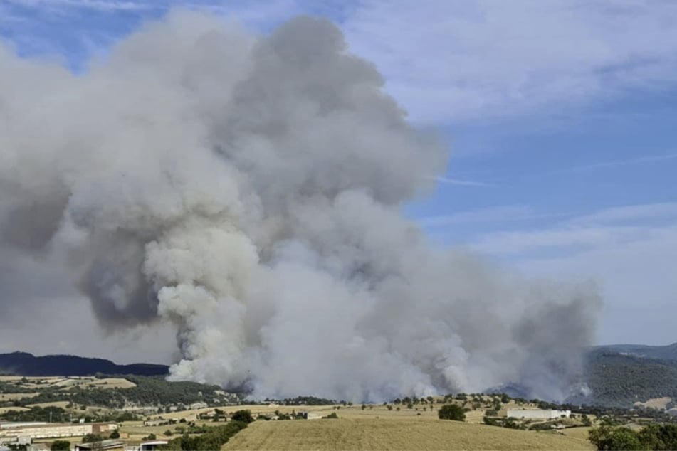 Incendios descontrolados cerca de Barcelona: destruyen al menos 1.100 hectáreas de tierra cultivable