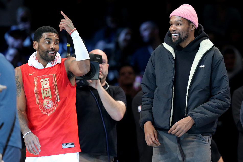 The Brooklyn Nets' Kyrie Irving and Kevin Durant have also been names as All-Star starters.