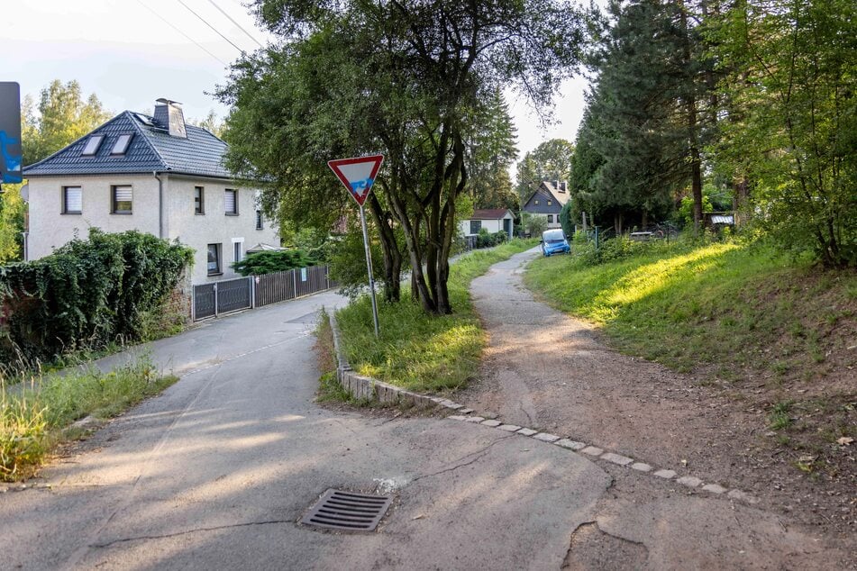 Hier, an der Ecke Eichelbergweg/Walthergasse, soll der Exhibitionist sein Unwesen getrieben haben.