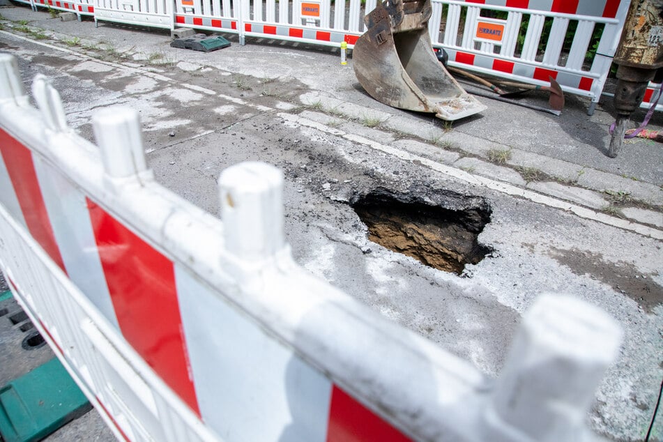 So wie hier an der Bärensteiner Straße sieht es in mehreren Straßen in Annaberg-Buchholz aus.