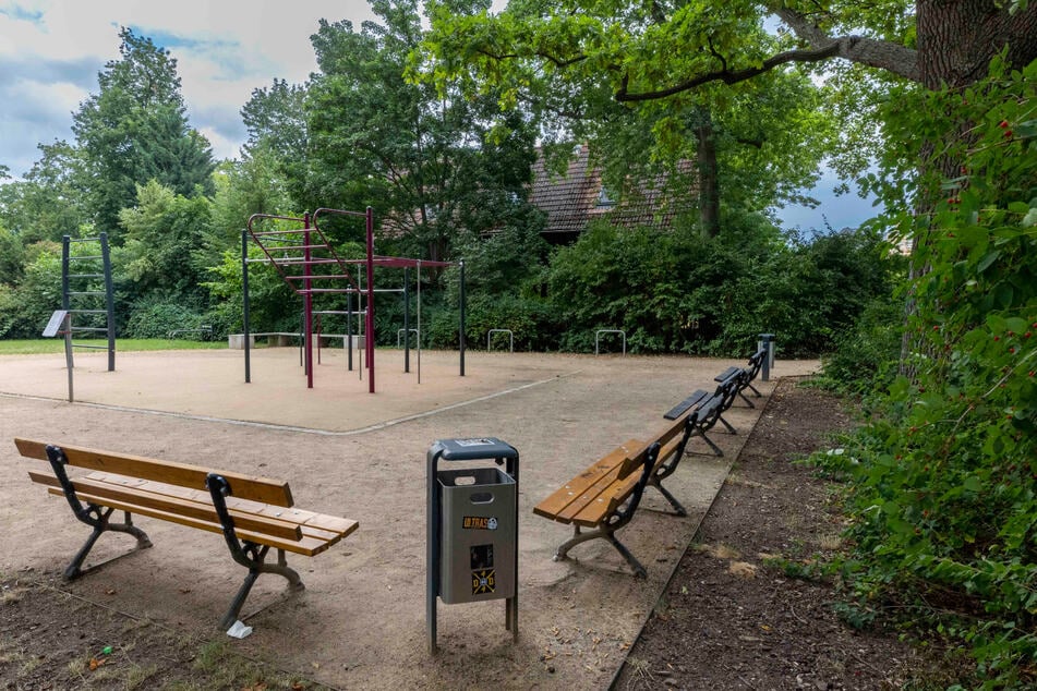 Hier zu sehen ist der Spielplatz im künftigen "Briesnitzer Park Süd".
