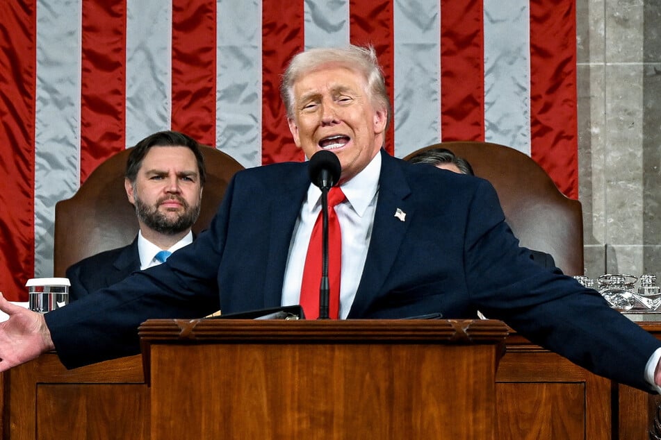 Trump boasts and blusters his way through longest-ever State of the Union address