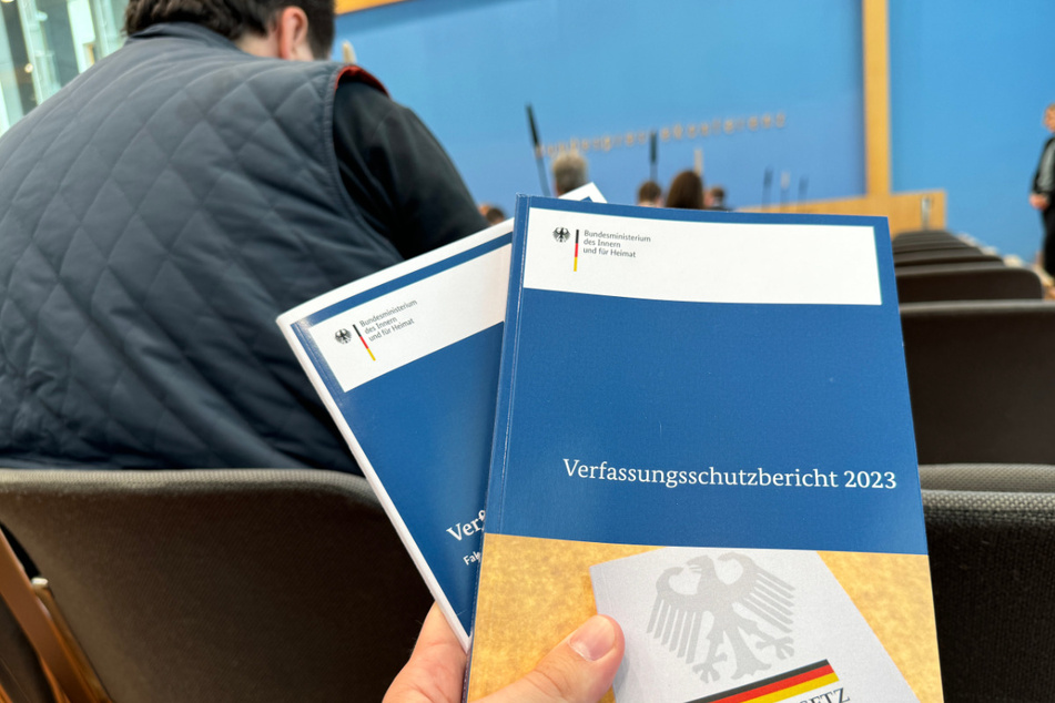 Der "Verfassungsschutzbericht 2023" wurde am Dienstag in Berlin vorgestellt.