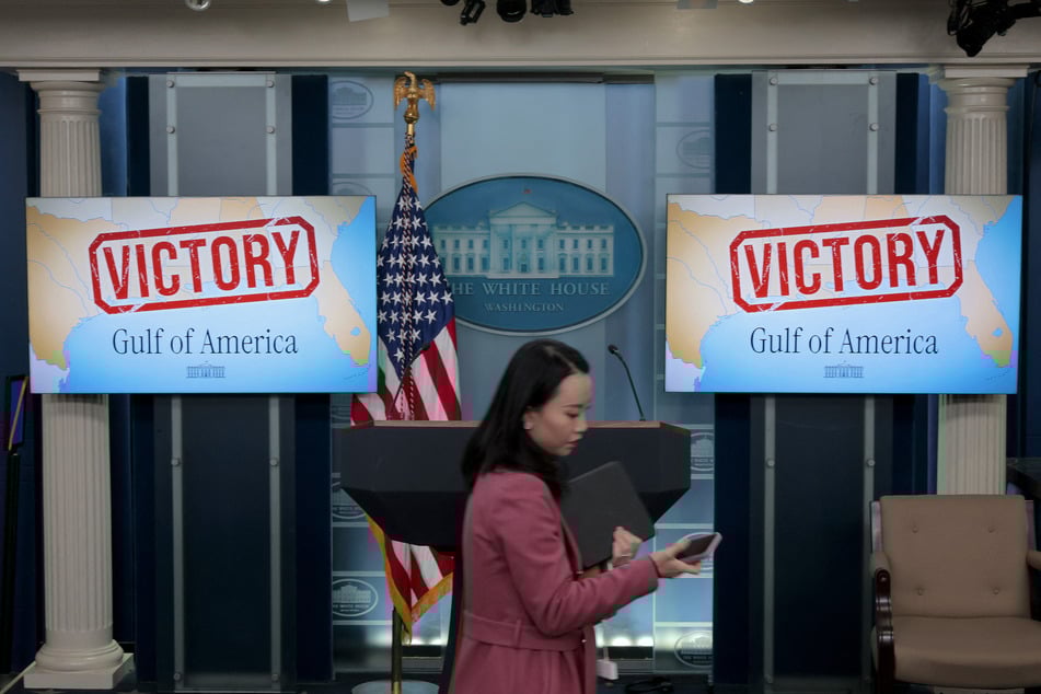 President Donald Trump can continue to bar the Associated Press from presidential events over its refusal to refer to the Gulf of Mexico as the "Gulf of America," an appeals court ruled.