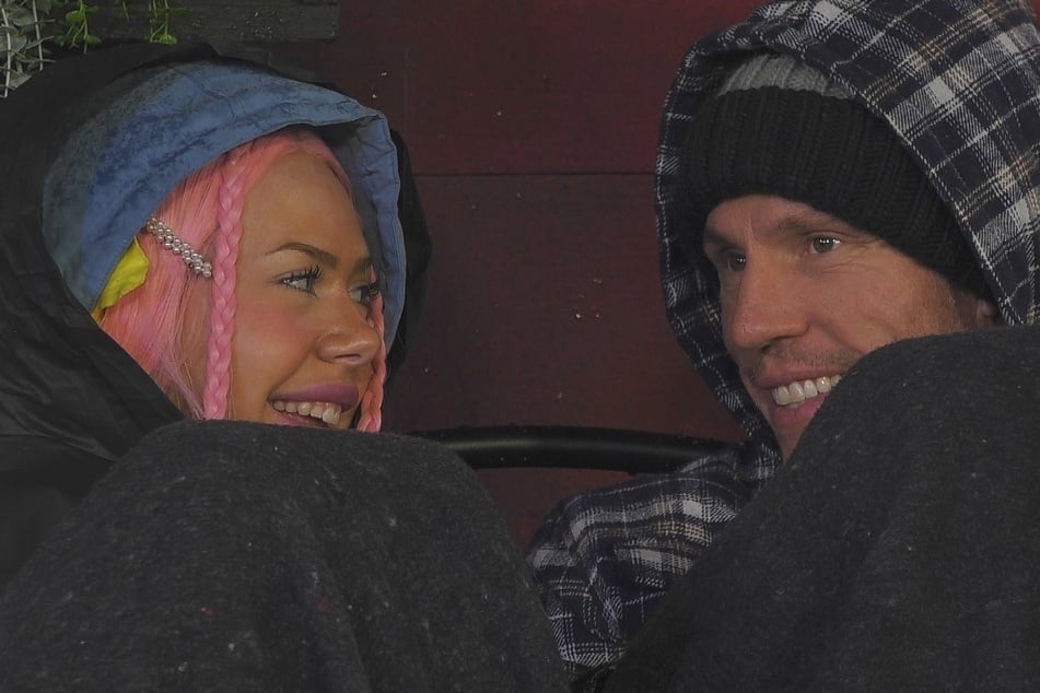 Hier war noch alles gut: Nina Bridney (23) und Christian Lell nebeneinander.