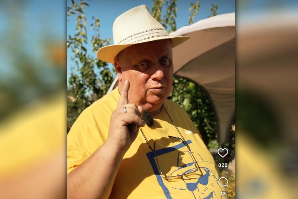 Leipzigs Kleingartensheriff Michael Baumann (62) erwischte in seinem neuesten Instagram-Video einen ahnungslosen Umweltsünder.