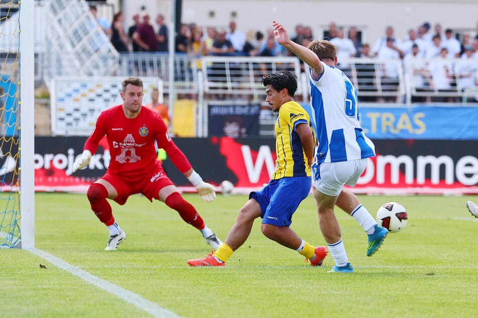 Lok Leipzig hat sich gegen den Zweitligisten Hertha BSC am Samstag gut verkauft. Der Einsatz hat jedenfalls gestimmt.