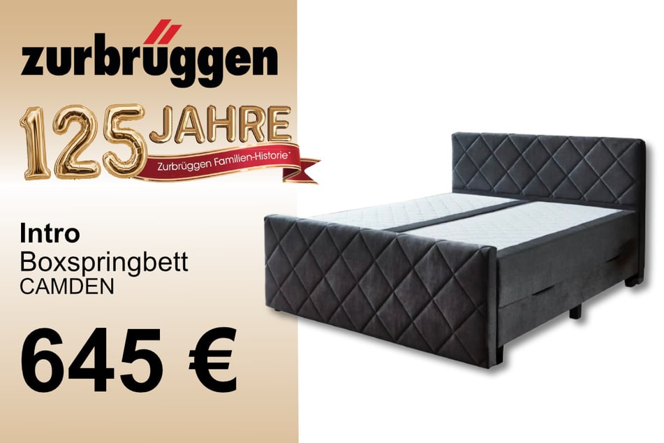 Das Intro Boxspringbett für 645 Euro.