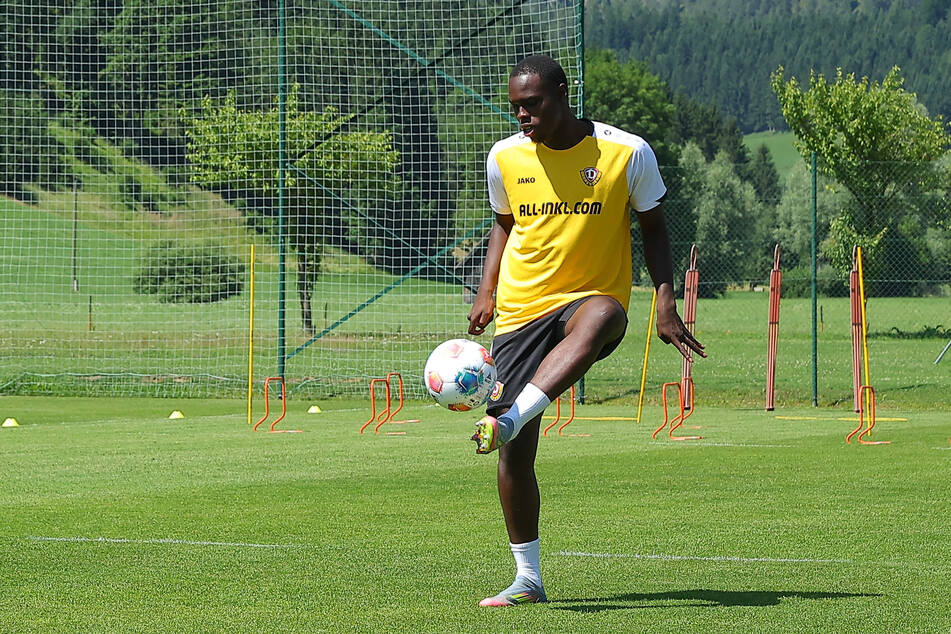 Kofi Amoako kann es kaum abwarten, vor den Dynamo-Fans zu spielen.
