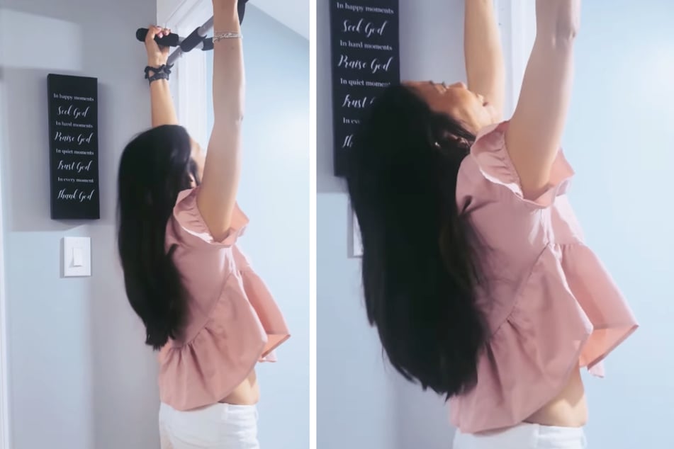 Die Klimmzug-Challenge bei ihrem Bruder änderte Sarena Banas' Leben schlagartig.