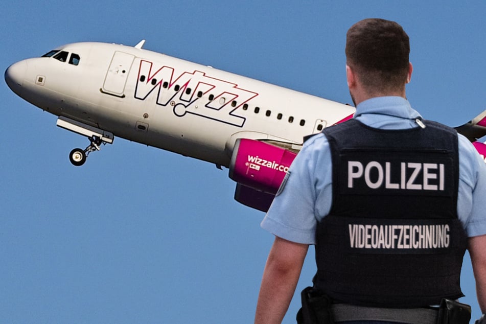 Ehefrau hatte Flugzeug-Crew um Hilfe gebeten: Betrunkener Niederländer fordert Polizisten zum Kampf heraus