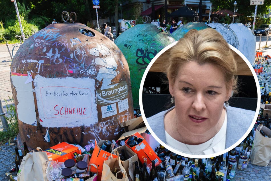 Berlin: Das stinkt Berlin gewaltig: Franziska Giffey macht Müll-Vorschlag