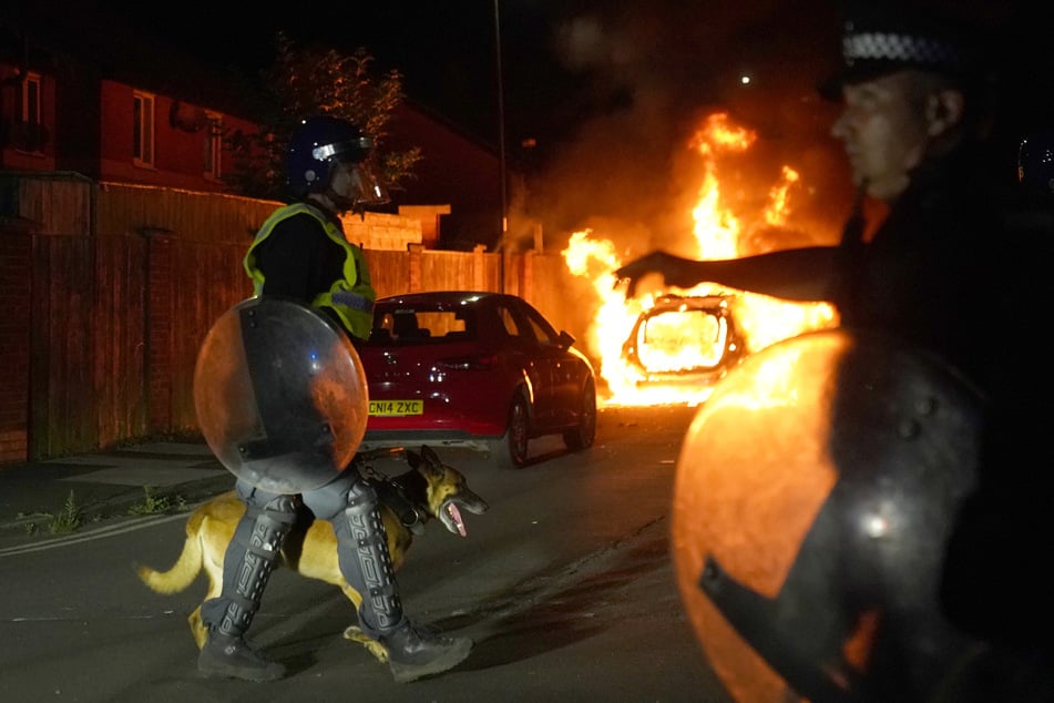 Nach dem tödlichen Messerangriff im britischen Southport kam es auch in der nordostenglischen Stadt Hartlepool zu Zusammenstößen.