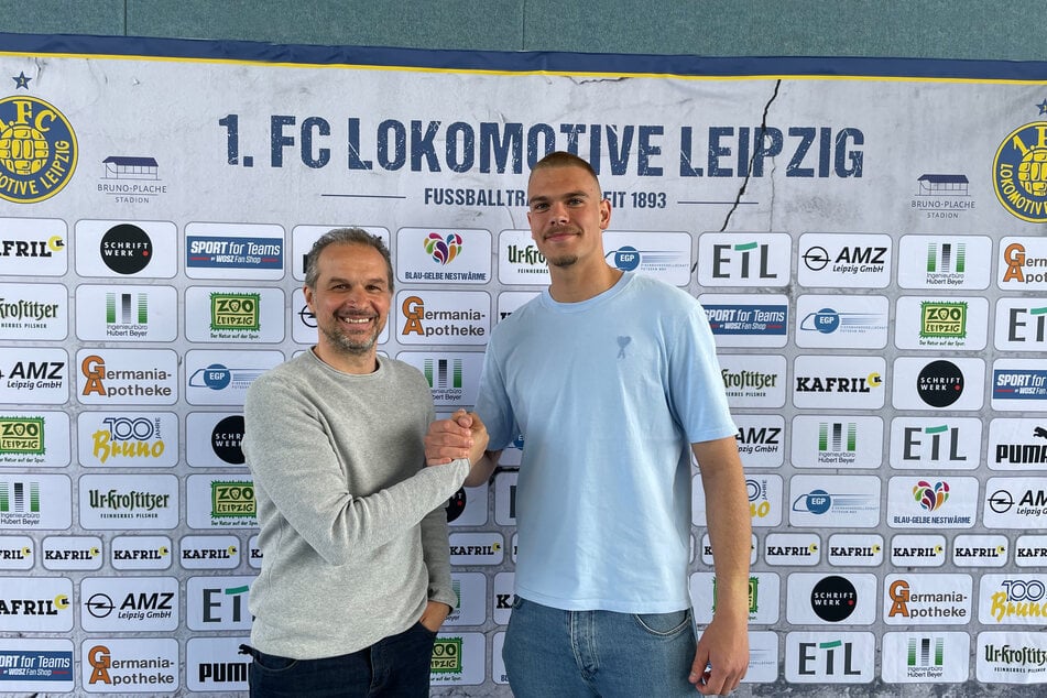 Paul Krause (19, r.) verstärkt das Torhüterteam des 1. FC Lok Leipzig.