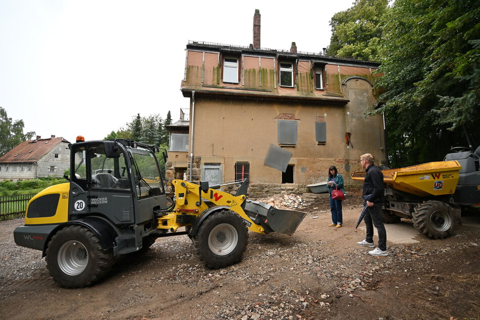 Seit September 2023 wird das Landhaus des bekannten Künstlers aufwändig saniert.