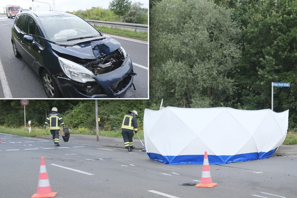 Tragischer Crash auf B6 in Leipzig: Opel erfasst Motorrad, Biker stirbt!