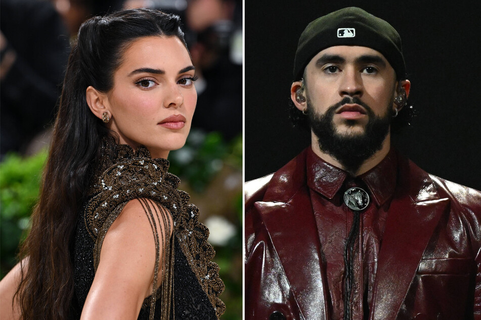 Kendall Jenner (l.) and Bad Bunny enjoyed a romantic dinner in Miami, Florida, over the weekend amid rumors the two have gotten back together.