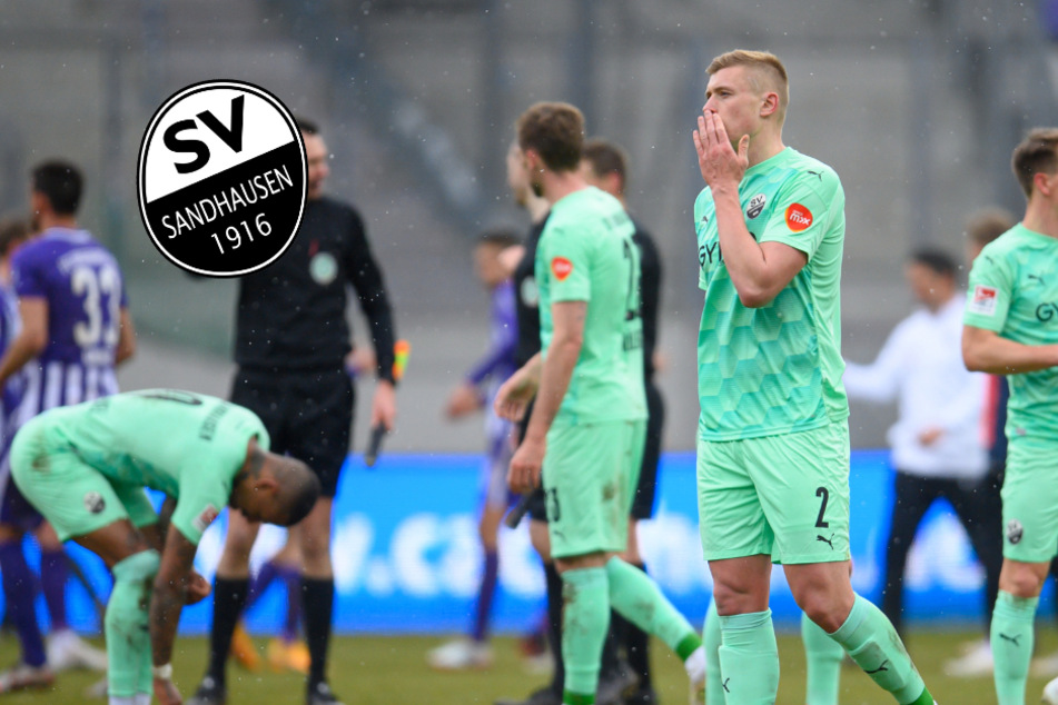 Sandhausens Aleksandr Zhirov (vorn) enttäuscht nach einer Niederlage. Den vielen Profis droht ein Terminengpass in der 2. Bundesliga.