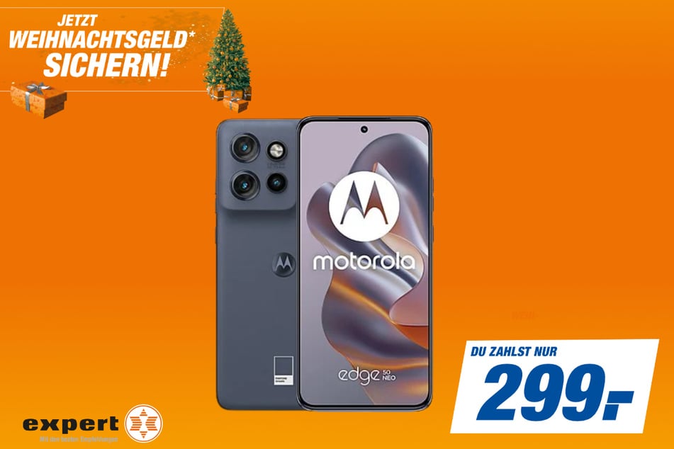 Motorola edge50 neo 5G für 299 Euro.