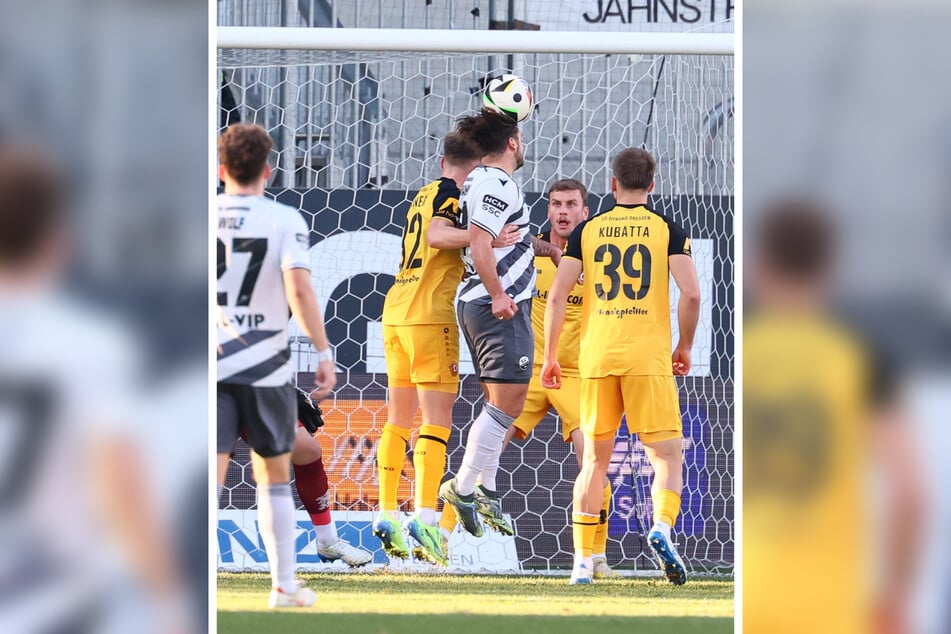 Zweimal schlecht: Das Tor von Dominic Baumann (29) in Sandhausen war der neunte 0:1-Rückstand der Saison und erneut eins nach einem Standard.