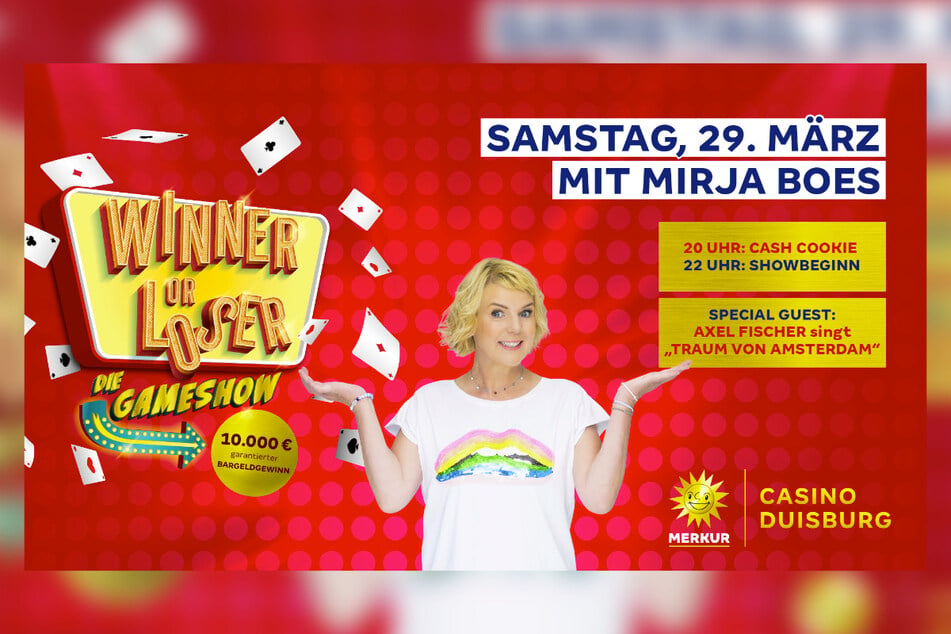 Mit Comedy-Queen Mirja Boes gibt's am 29. März die "Winner or Loser"-Show im Merkur Casino Duisburg.