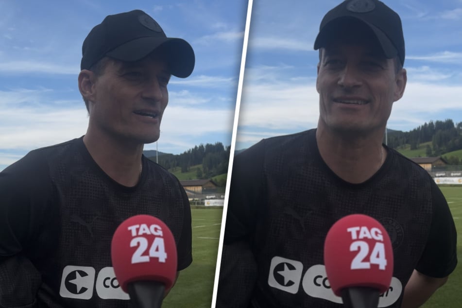 In der Medienrunde nach dem ersten Training machte FCSP-Coach Alexander Blessin Andeutungen zu Romeo Aigbekaen.