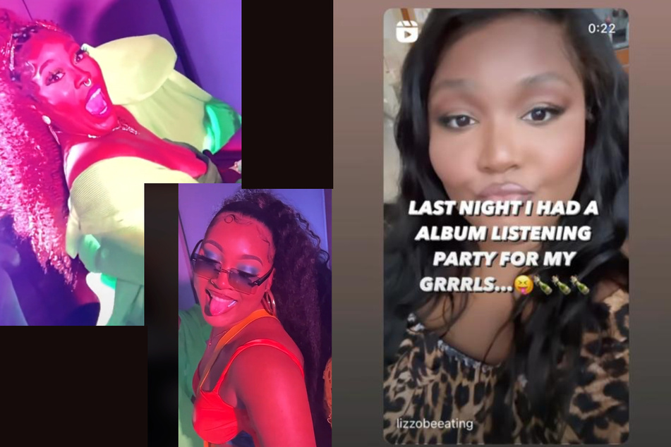 Lizzo's dancers got down to Lizzo's new music at a listening party.