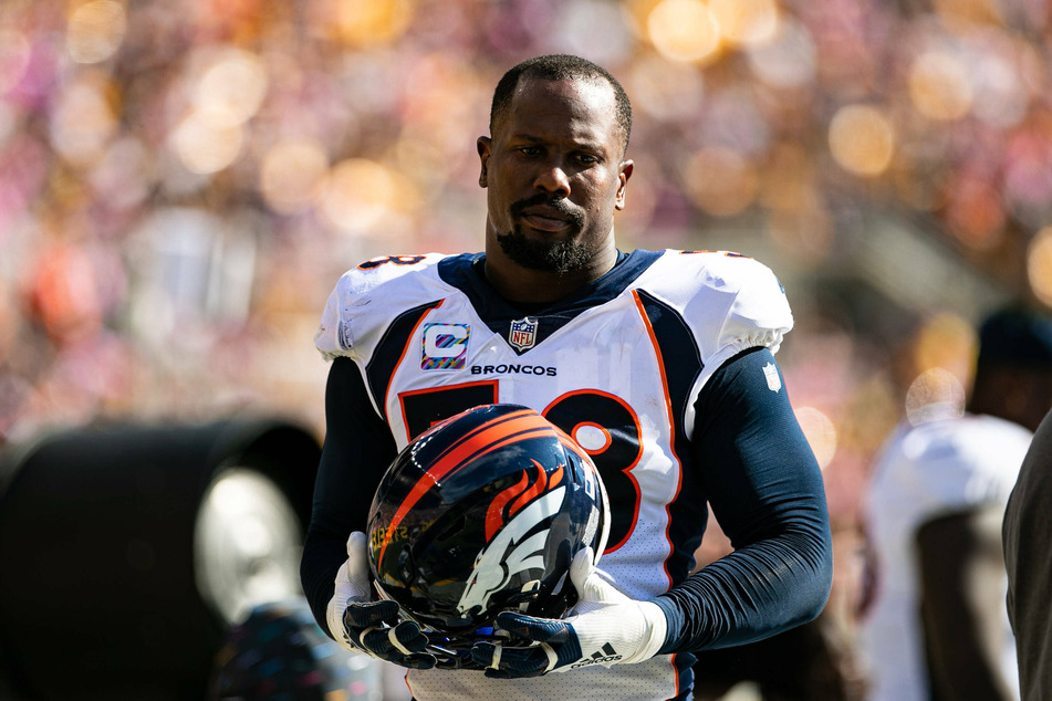 Von Miller was drafted by the Broncos second overall in the 2011 NFL Draft.
