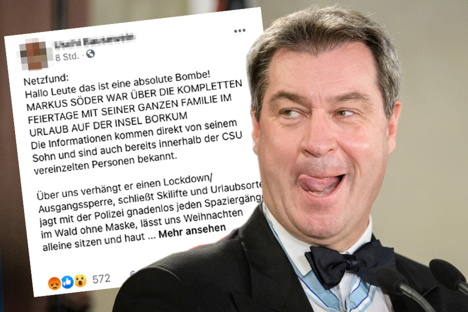 Faktencheck: Söder auf Borkum? Staatskanzlei spricht von "absurder Verschwörungstheorie"