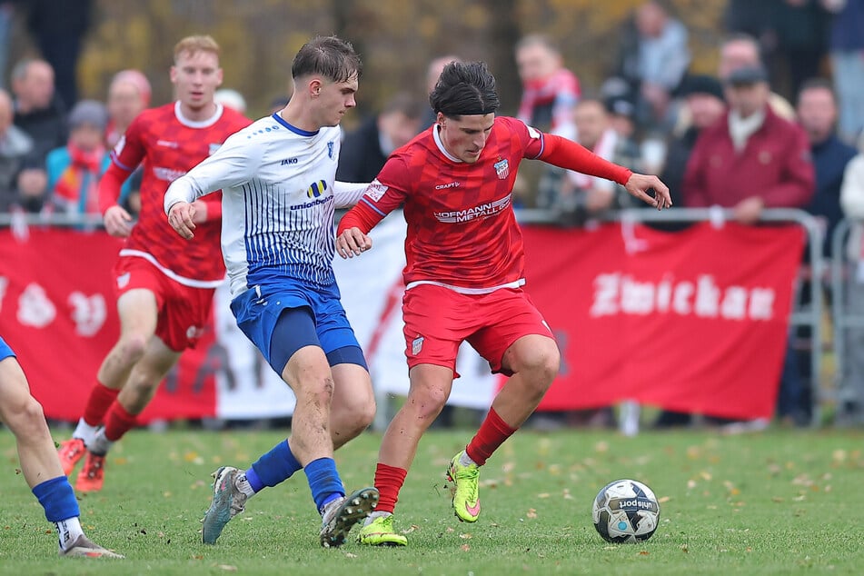 FSV-Stürmer Veron Dobruna (25, r.) hätte Lust, gegen Aue anzutreten.