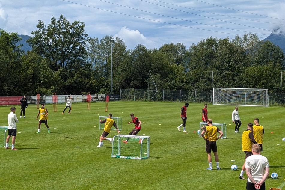 Die Spieler geben in den Duellen alles.