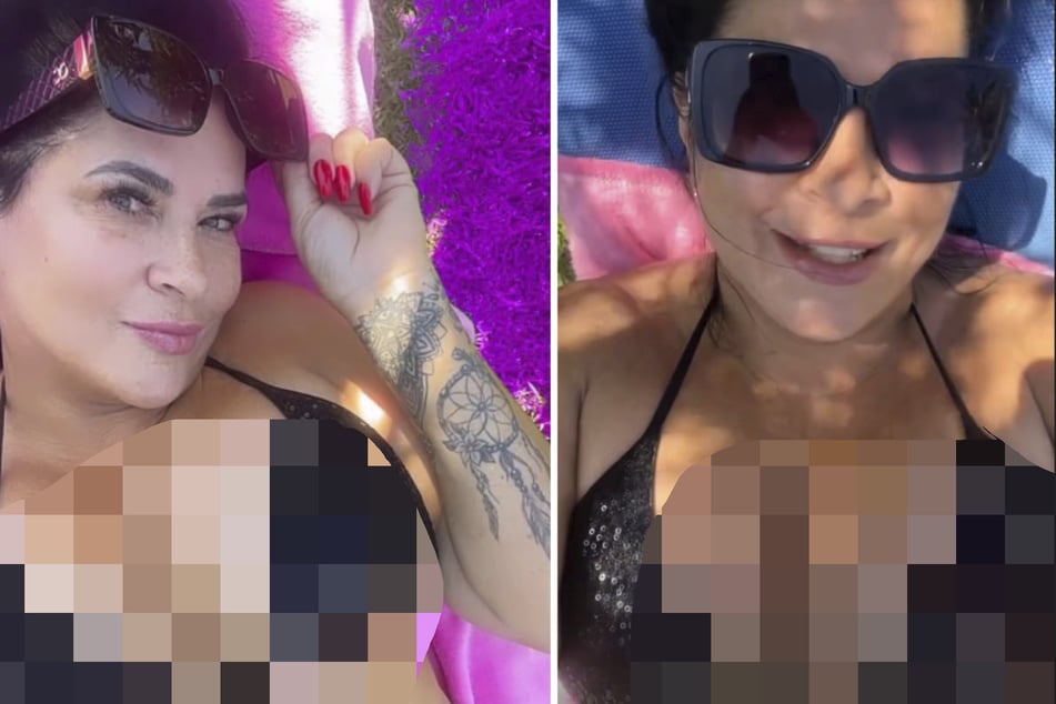 Nach Brust-OP: Iris Klein zeigt ihr XXL-Dekolleté im Bikini!
