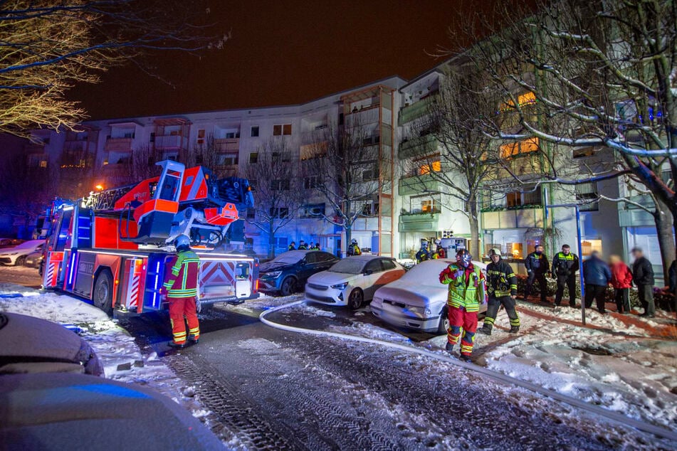Feuerwehr und Polizei waren vor Ort.