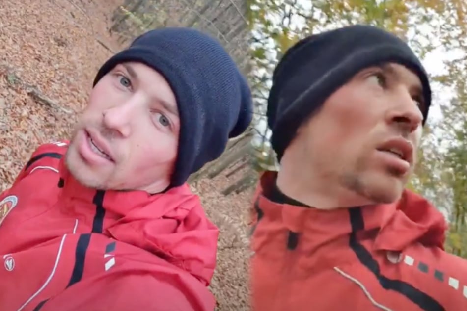 Ramon Roselly (26) fand beim Joggen plötzlich nicht mehr aus dem Wald heraus.