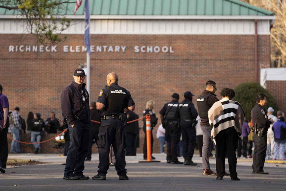 Police responded to a student shooting Abby Zwerner at Richneck Elementary on January 6, 2023.