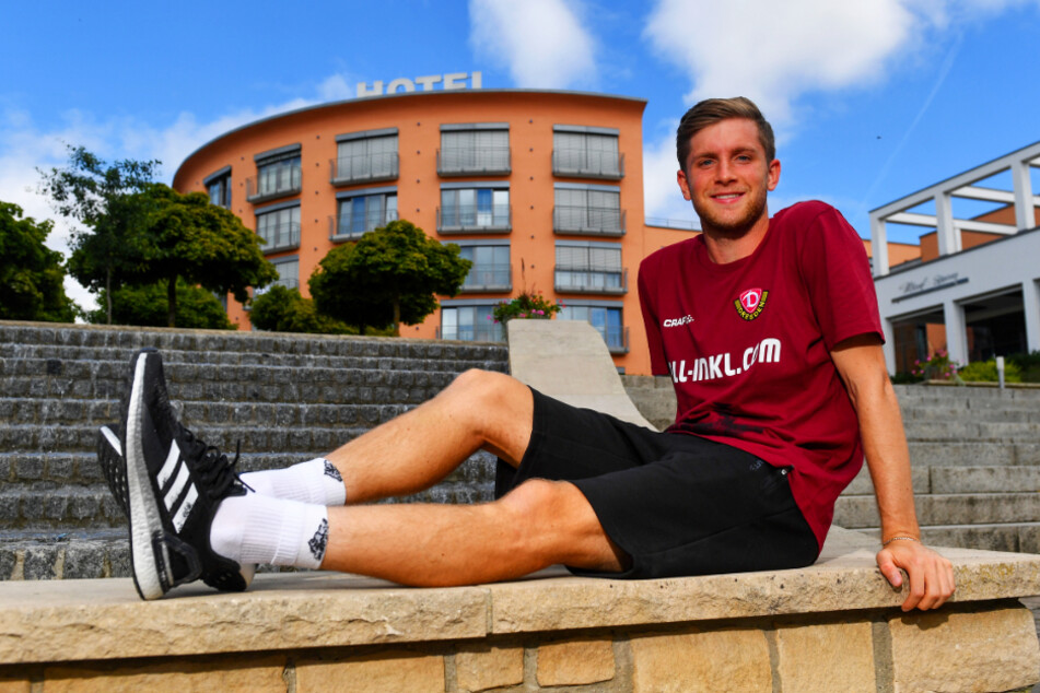 Patrick Weihrauch am Teamhotel in Heiligenstadt - der Ex-Bayer hat sich viel vorgenommen.
