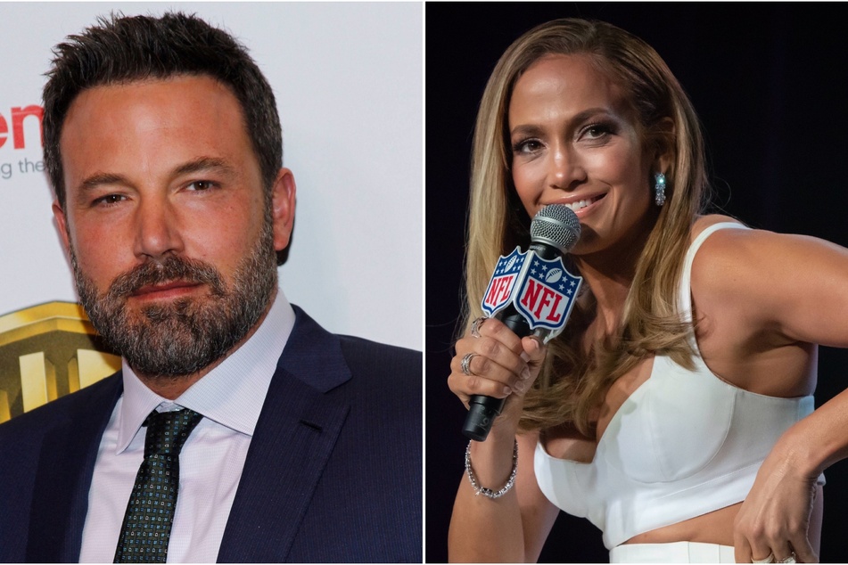 Ben Affleck (l.) and Jennifer Lopez (r.) were part of an Instagram from Leah Remini's 51st birthday party!