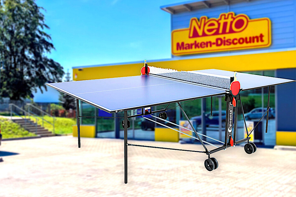 Netto verkauft online Tischtennis-Platten super günstig