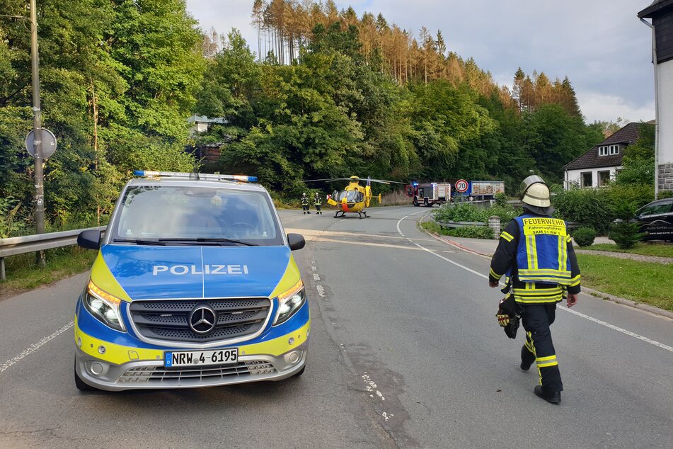 In Schalksmühle (Märkischer Kreis) ist eine Motorrad-Fahrschülerin bei einem Unfall am Donnerstag schwer verletzt worden.