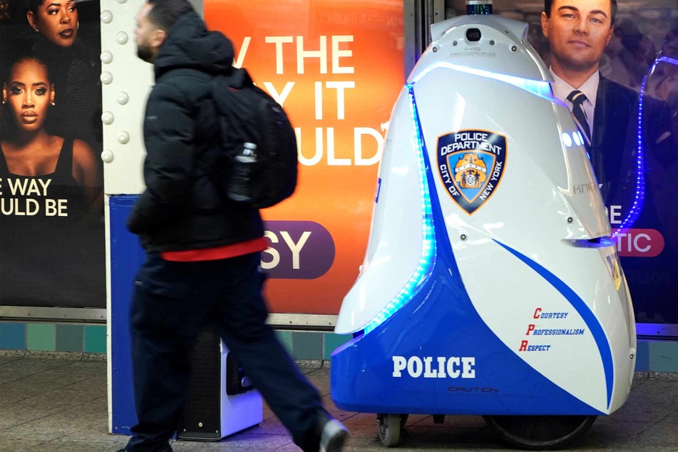 The K5 robot was used by the New York City Police Department (NYPD) in the Times Square subway station in New York City since September.